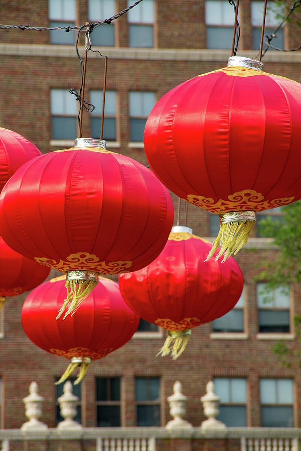 Boat Photograph - Red Lanterns by Beth Partin