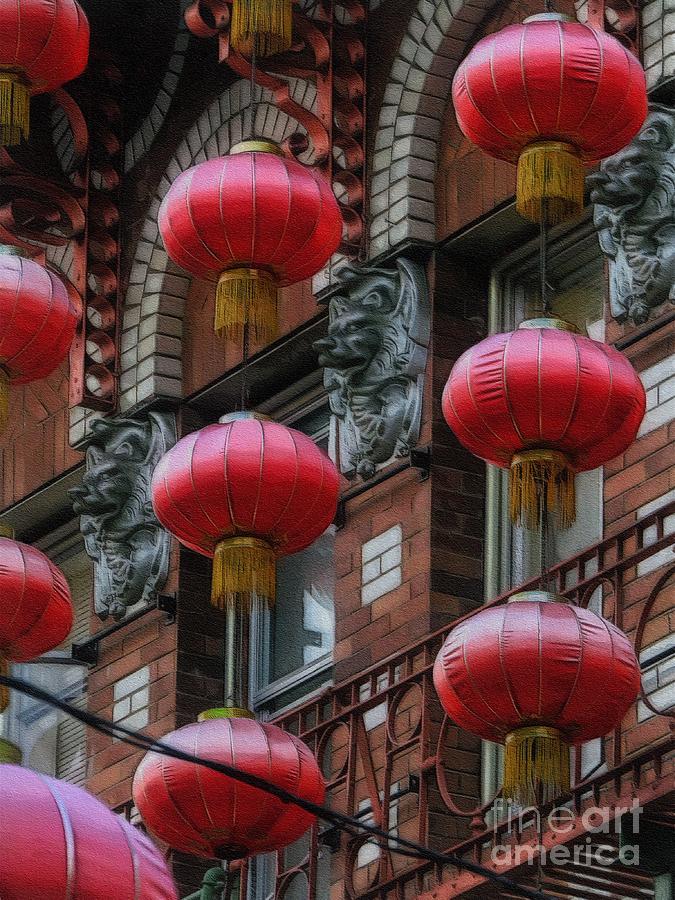 Red Lanterns  Photograph by Diana Rajala