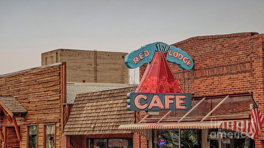 Red Lodge Cafe Montana Photograph by Edward Fielding