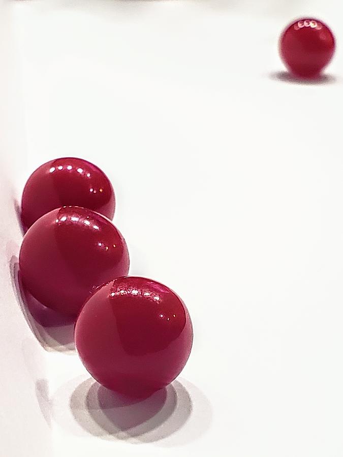 Red Marbles Photograph by Marialucia Ucros - Pixels