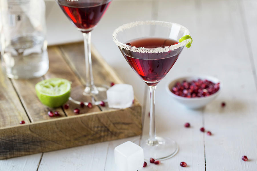 Red Martinis Photograph by Nicole Godt