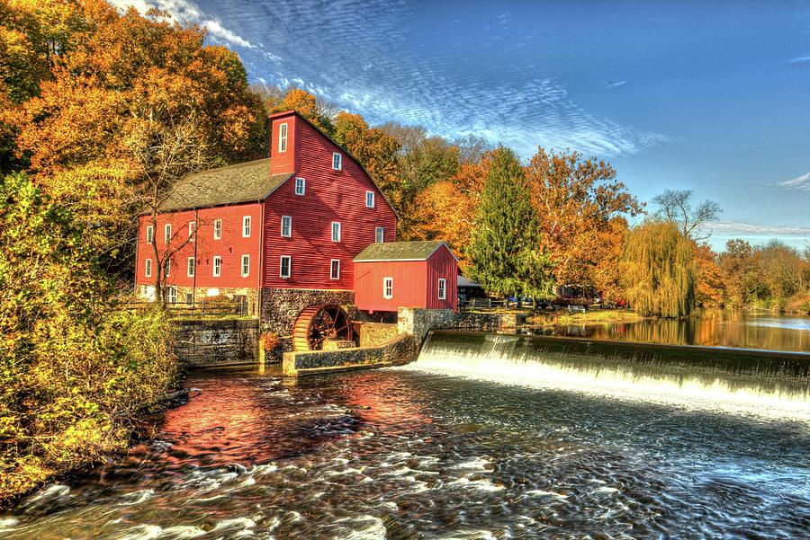 Red Mill Glimpses Of Autumn Photograph