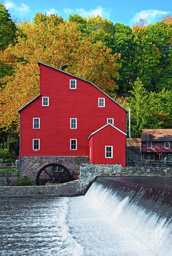Red Mill in Autumn III Photograph by Regina Geoghan