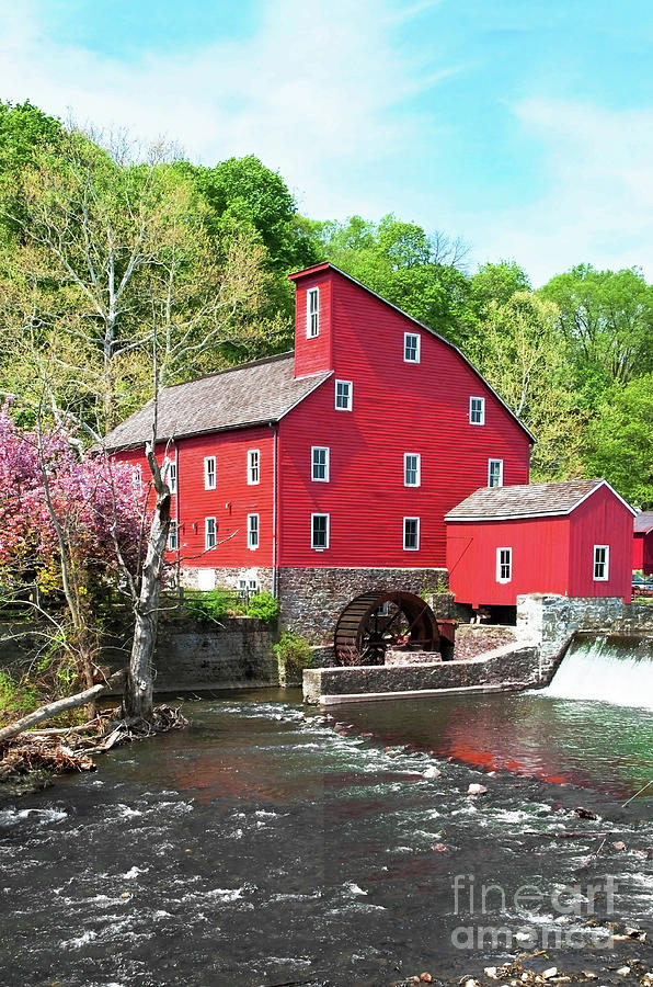 Red Mill In Spring Photograph