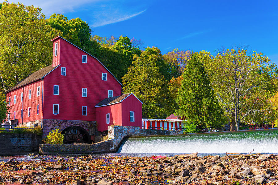 Red Mill Photograph Photograph by Louis Dallara