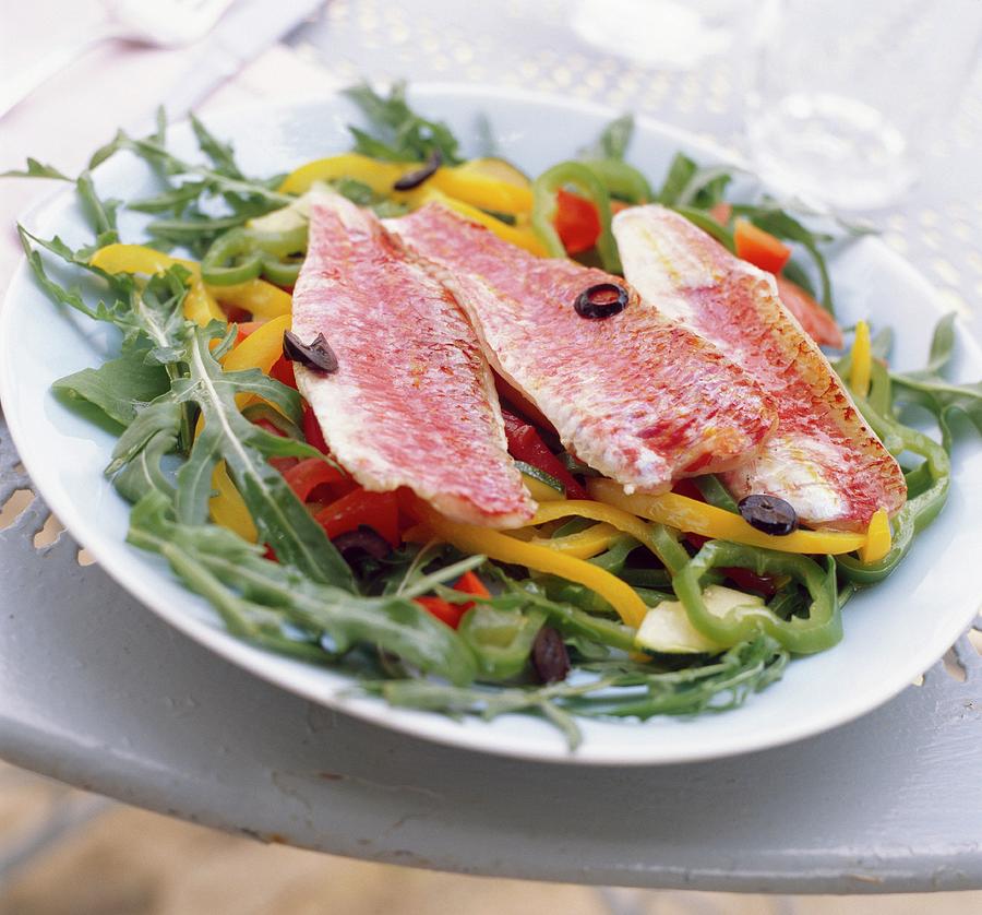 Red Mullet Salad Photograph By Hall Fine Art America 0126