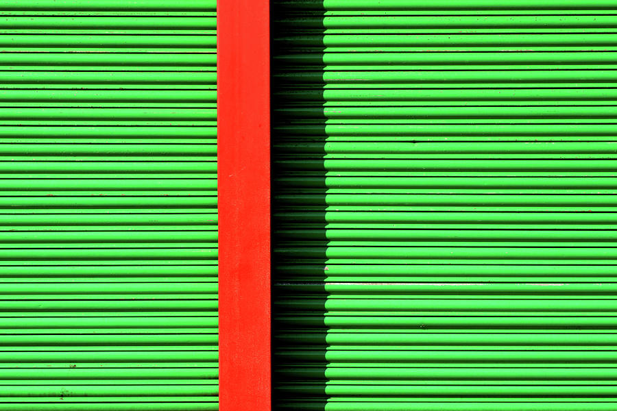 Red on Green Photograph by Stuart Allen
