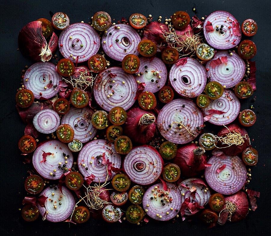 Red Onion and Tomato Salad by Sarah Phillips Red Onion and Tomato Salad by Sarah Phillips