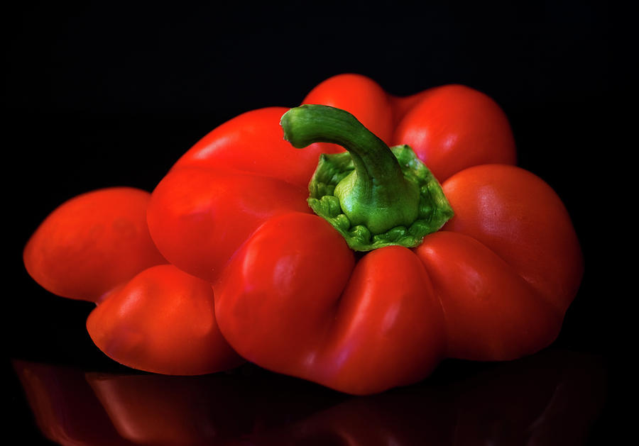 Red Pepper Still Life Photograph by Cheryl Day