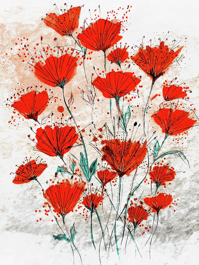 Red Poppies Painting by Barbara Chichester - Fine Art America