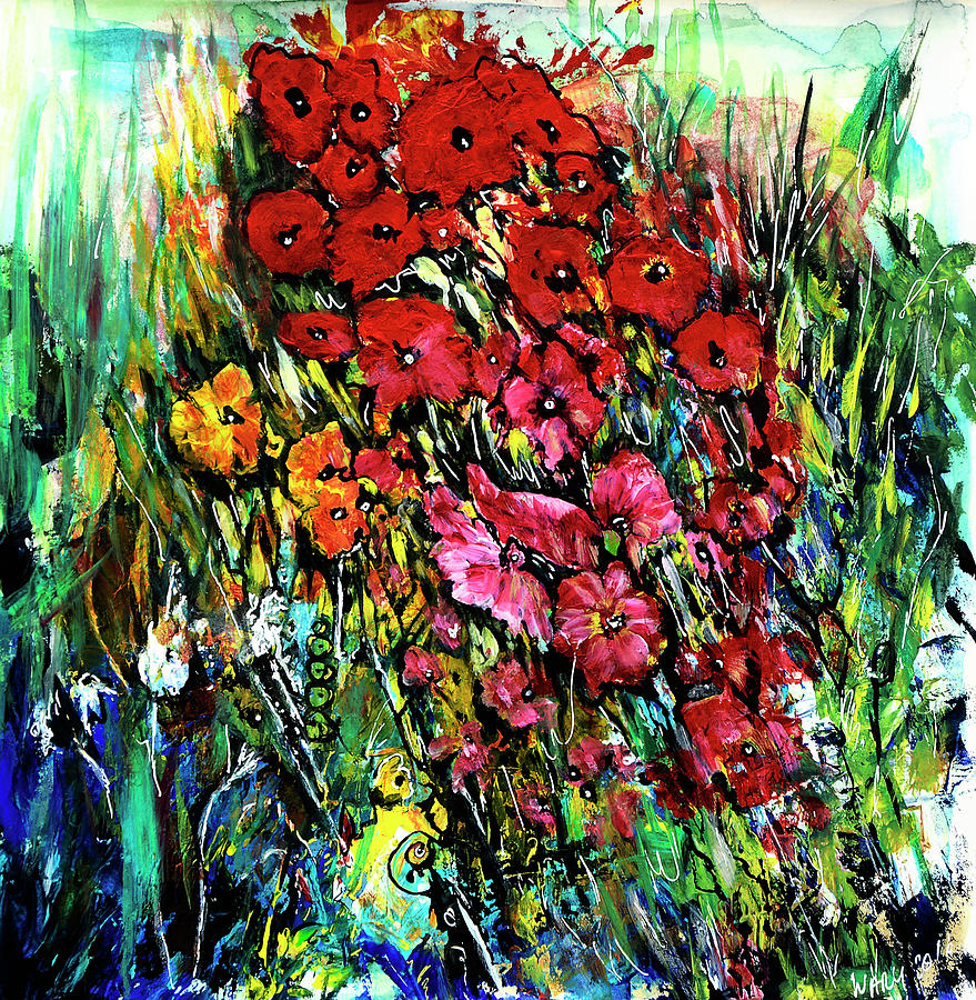 Red Poppies Painting by Dorothy Warly - Fine Art America