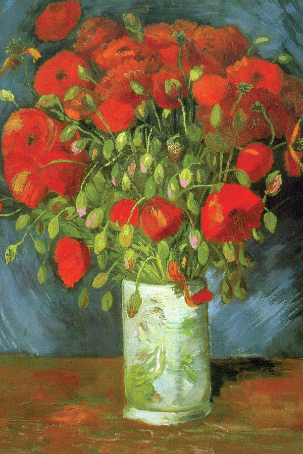 Red Poppies Painting by Vincent Van Gogh