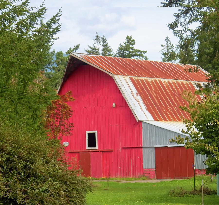 Red, Red Barn 5 Photograph by Cathy Anderson