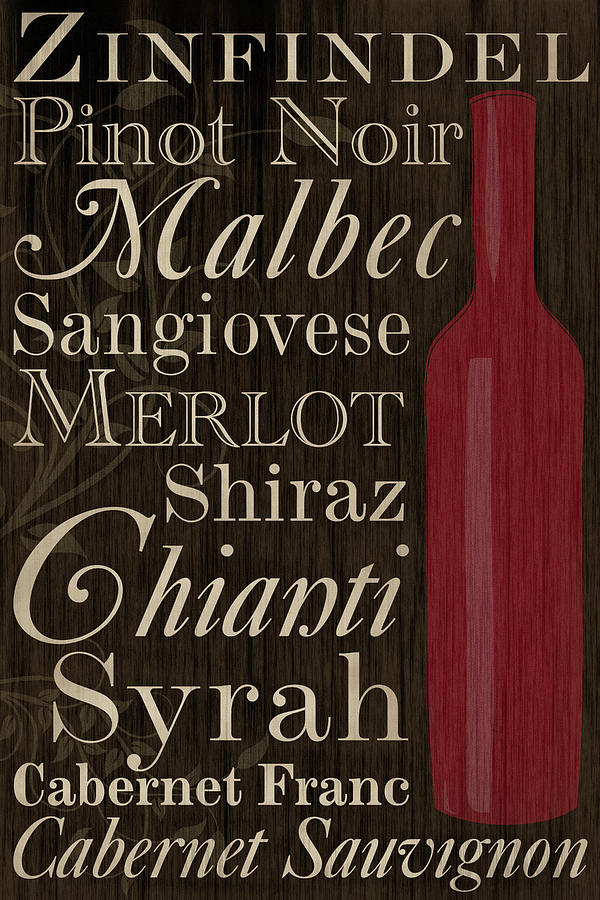Red Red Wine Bottles Digital Art by Melanie Parker