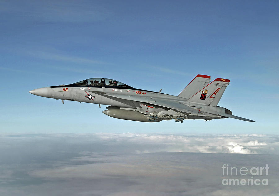 Red Rippers F/A-18F Super Hornet Photograph by David Brown - Fine Art ...