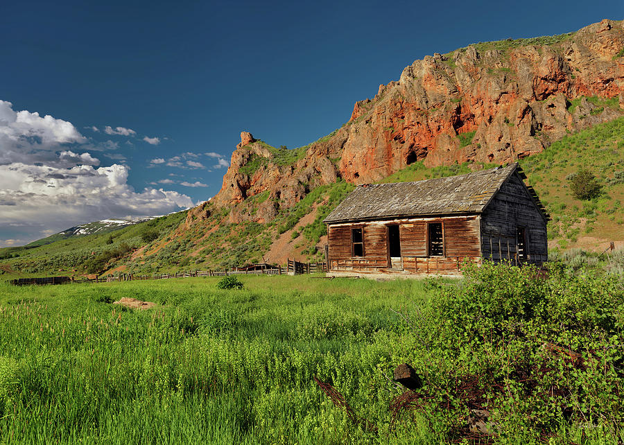Red Rock Cabin Photograph by Leland D Howard