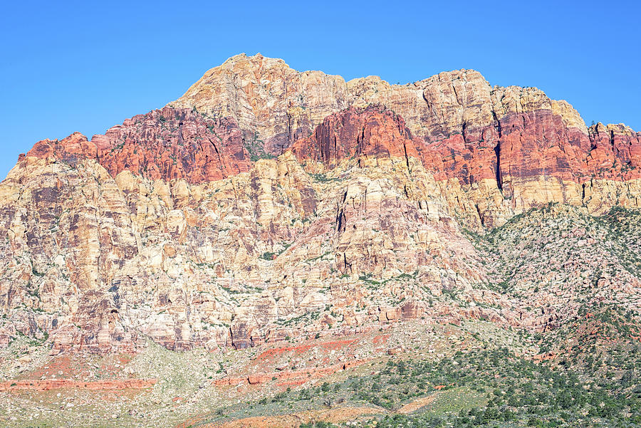 Nature Photograph - Red Rock Canyon 1 by Joseph S Giacalone