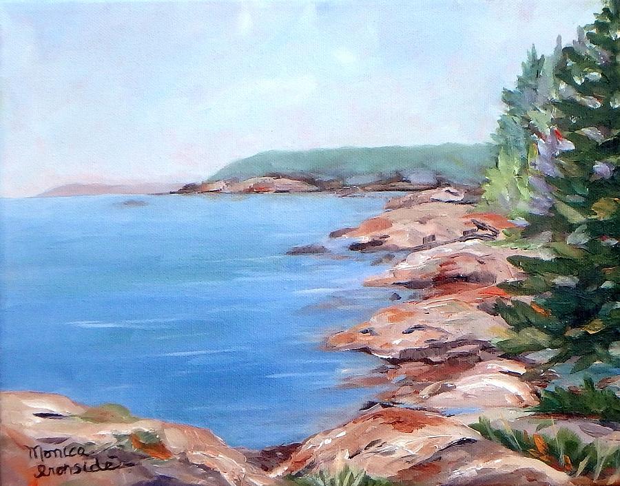 Red Rock Point, Killarney Painting by Monica Ironside