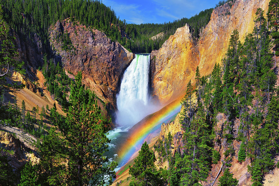 Red Rock Rainbow Photograph