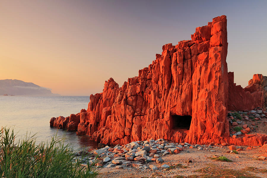 Red Rocks, Sardinia, Italy Digital Art by Riccardo Spila