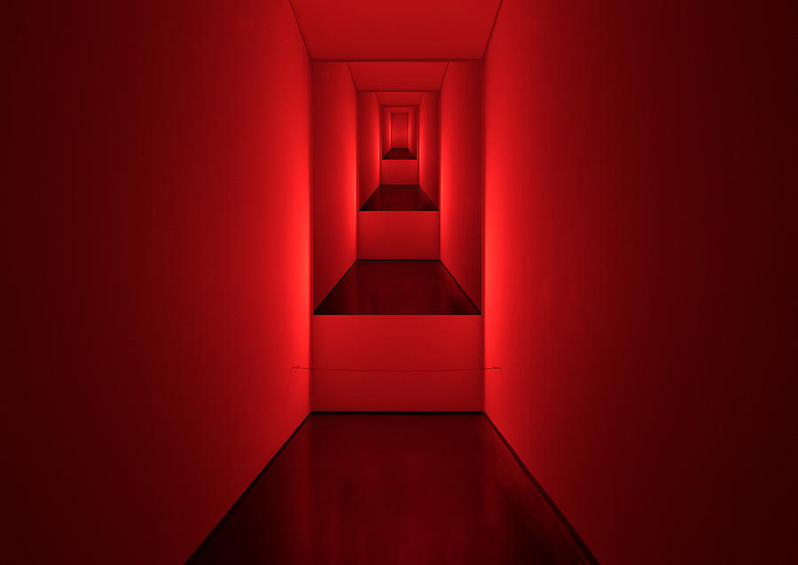 Abstract Photograph - Red Room by Stephan Rckert