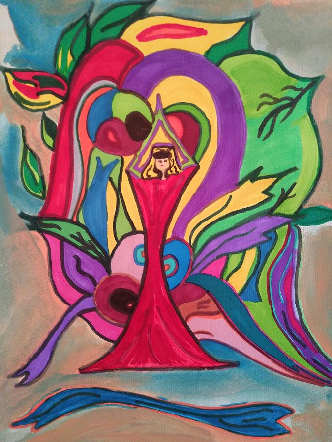 Red Rose Mixed Media by Tina Marie Gill Red Rose Mixed Media by Tina Marie Gill