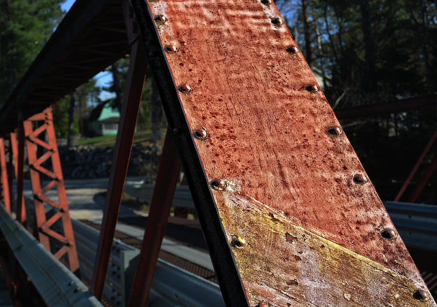 Red Rust Bridge Photograph by Maggy Marsh