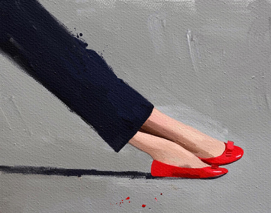 Red shoes Digital Art by Tanya Gordeeva