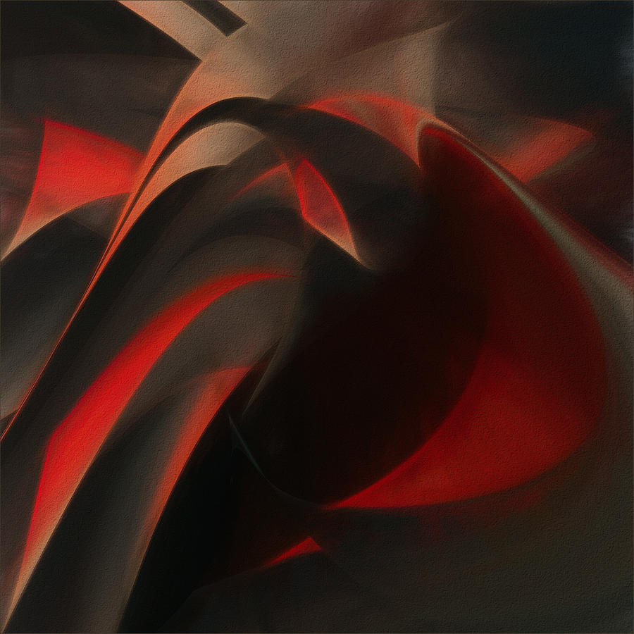 Abstract Photograph - Red Sin by Gilbert Claes