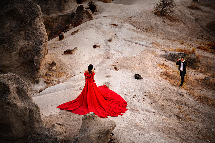 Red Skirt Photograph by Jie Jin