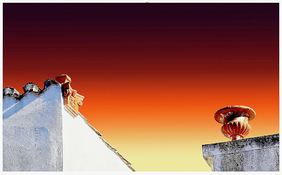 Red Sky - 7008 Photograph by Panos Pliassas