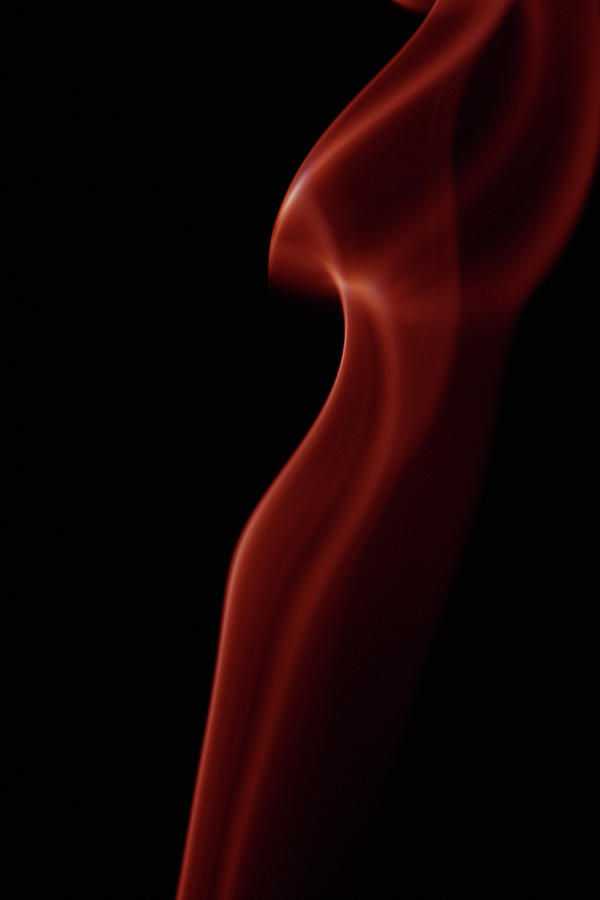 Red Smoke Photograph by Caracterdesign