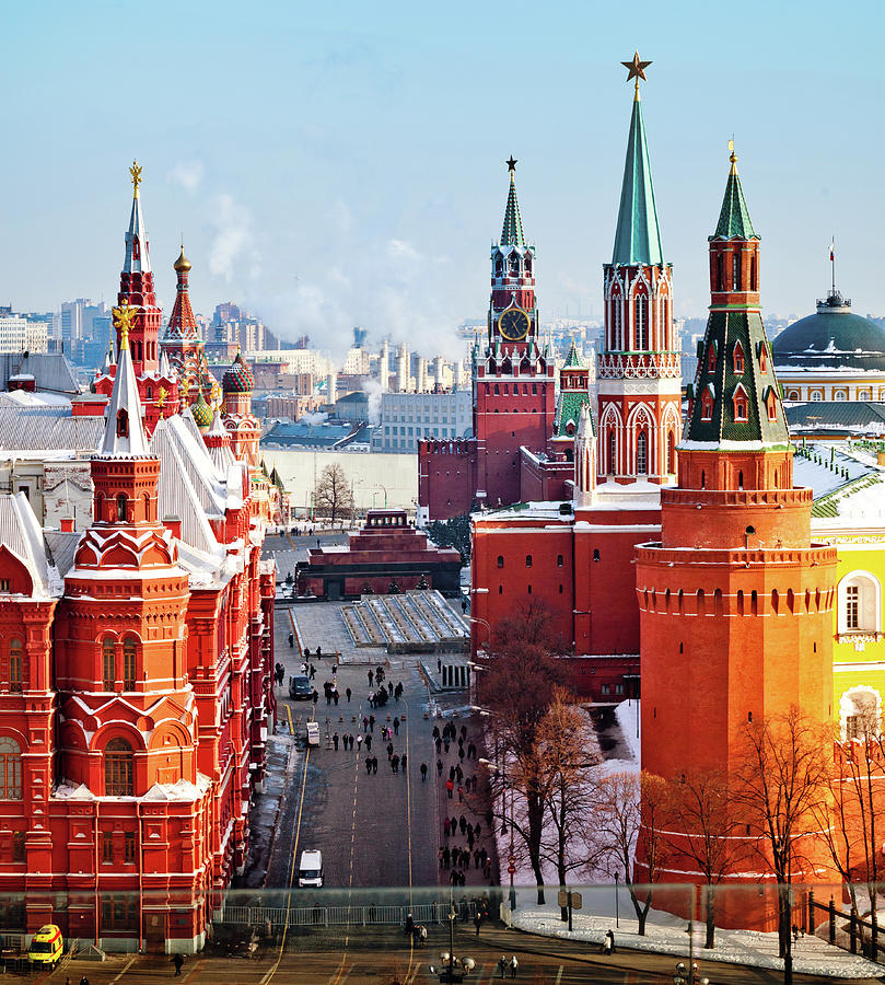 Red Square And Kremlin In Moscow Photograph by Mordolff