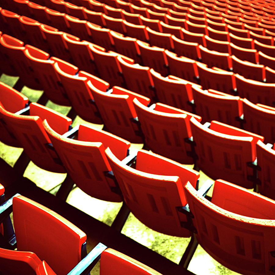 Red Stadium Seats Photograph by Eyetwist / Kevin Balluff