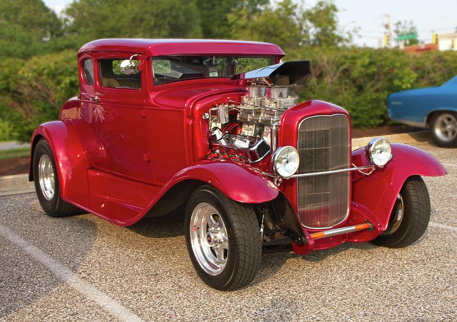 Red Street Rod Photograph by Arnold Hence Red Street Rod Photograph by Arnold Hence