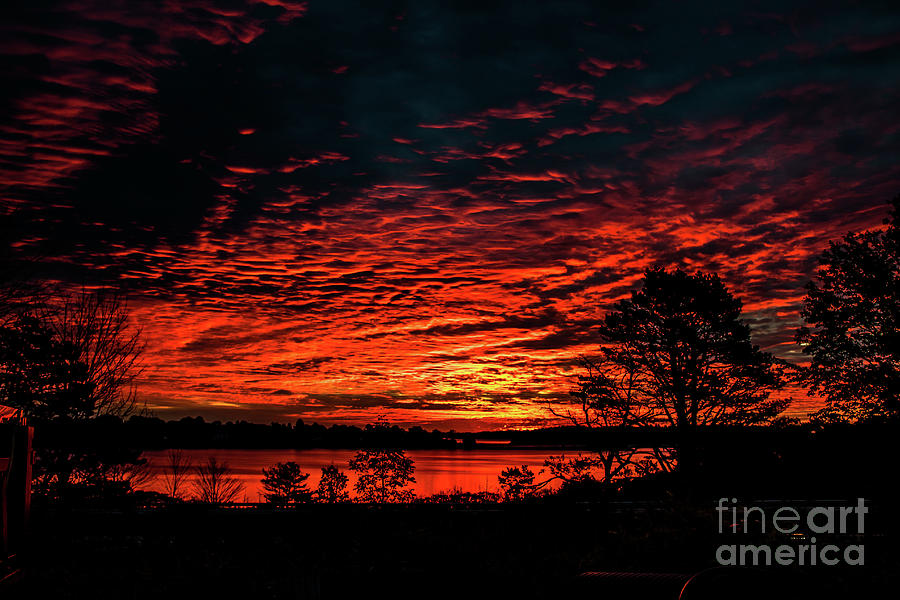 Red Sunrise Photograph By Christopher Grayson