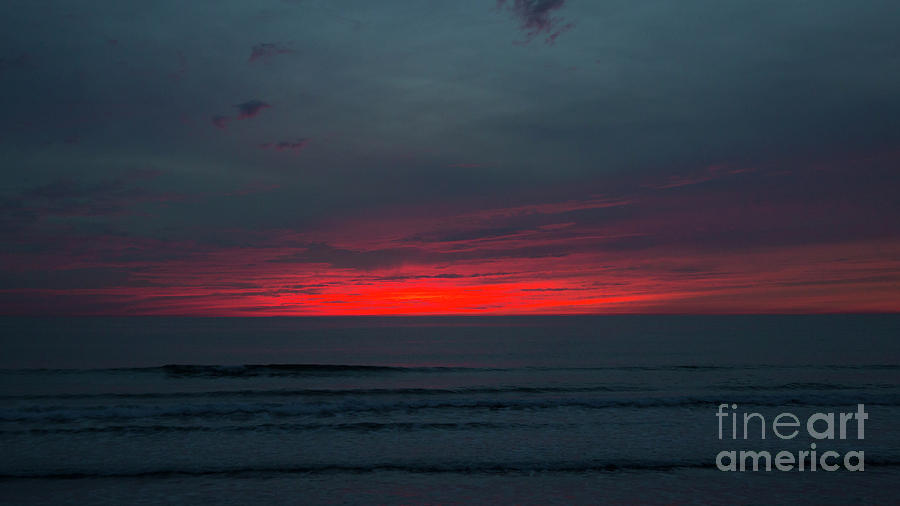 Red sunset Photograph by Agnes Caruso