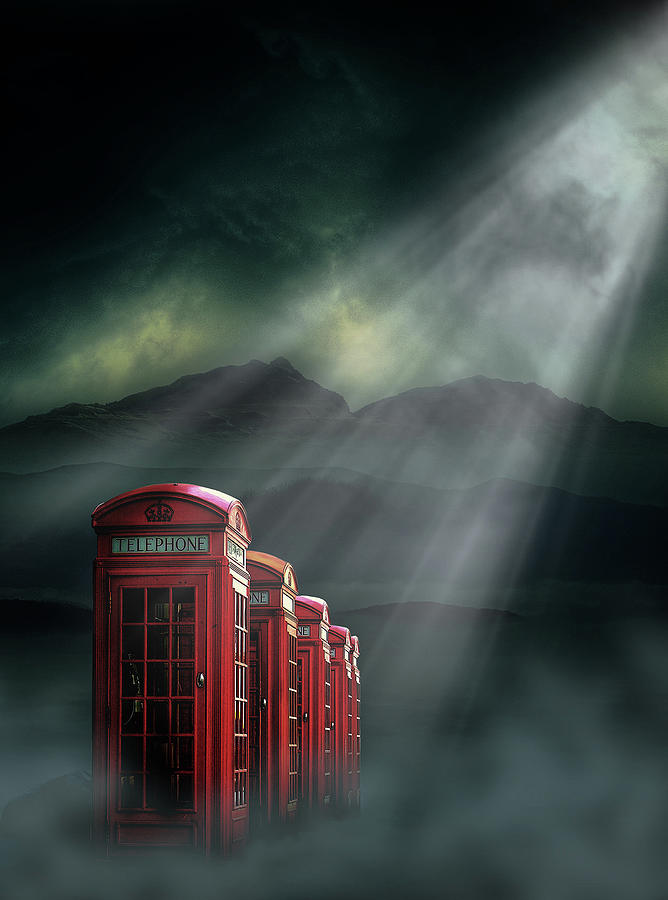 Red Telephone Boxes Photograph by Image Creator - Chiaralily