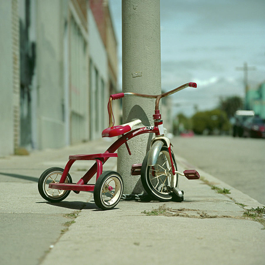 Red Tricycle Photograph by Eyetwist / Kevin Balluff