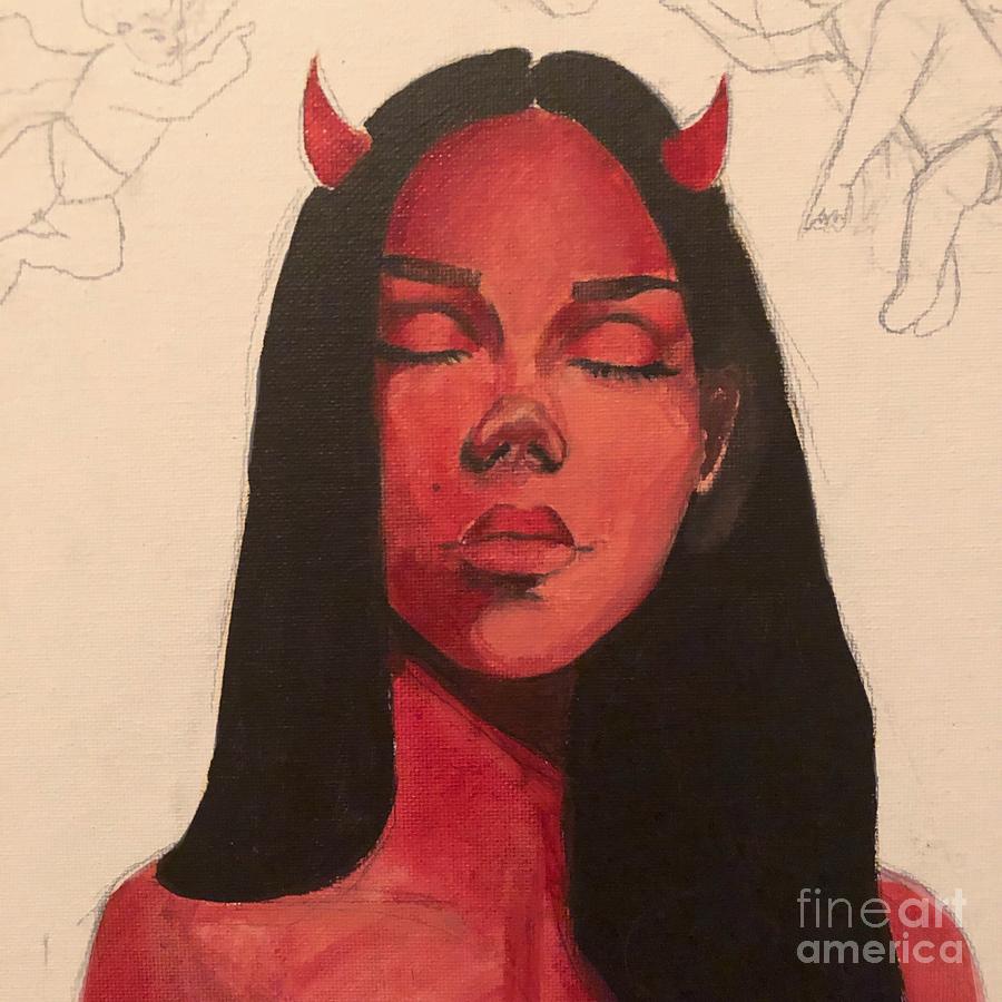 Red Venus Painting by Hailey Fox