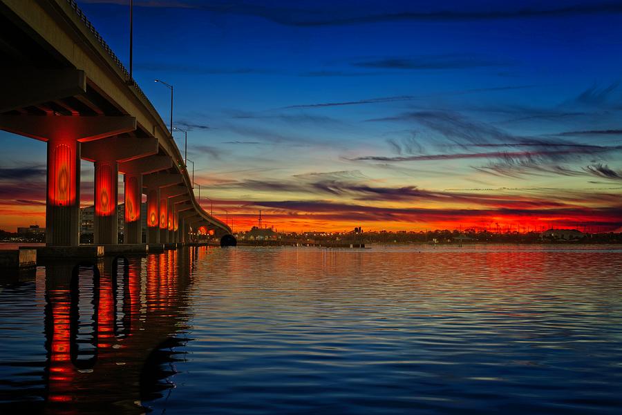 Red White and Blue Sunset by Roy Thoman Red White and Blue Sunset by Roy Thoman