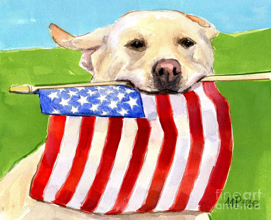 Red White and Joy Painting by Molly Poole
