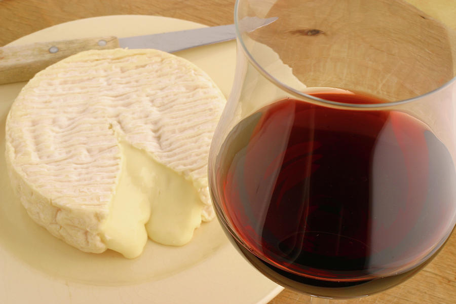 Red Wine And Cheese Photograph by Lucgillet