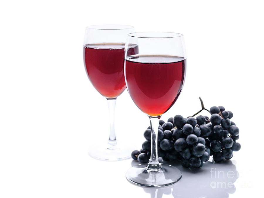 black grapes wine