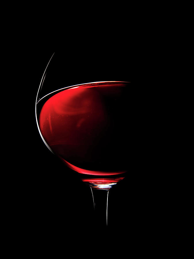 Red Wine Photograph by Johan Swanepoel