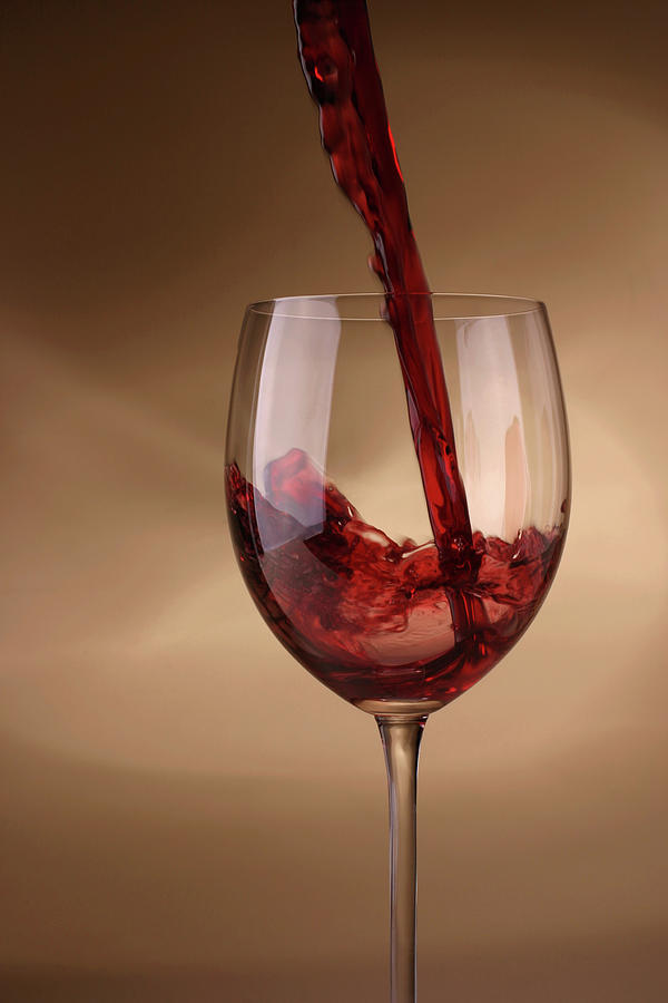 Red Wine Pour Photograph by Donald gruener