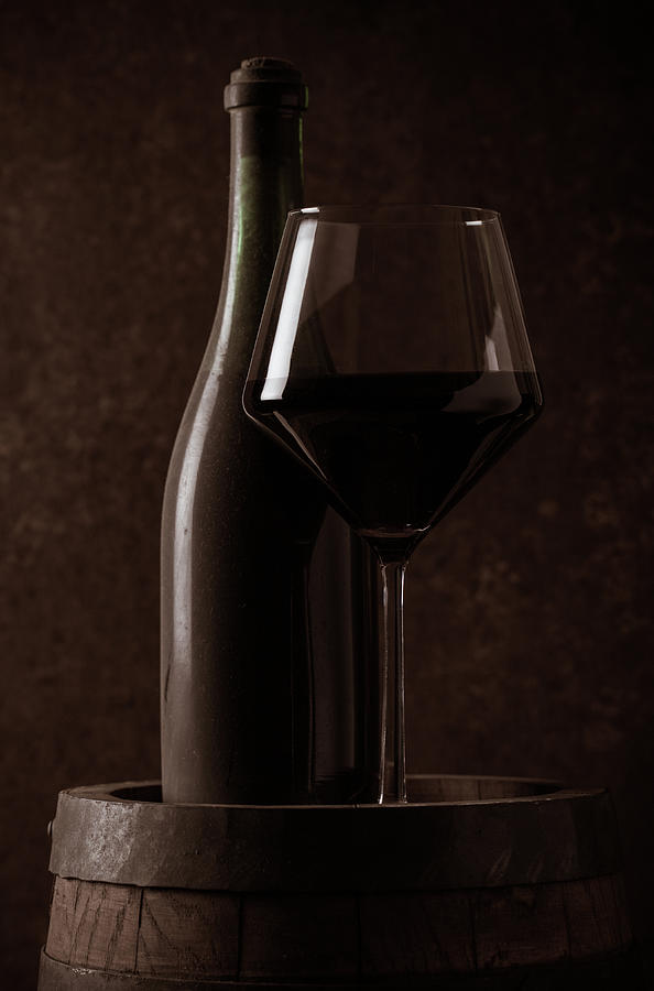Red Wine Photograph by Sematadesign