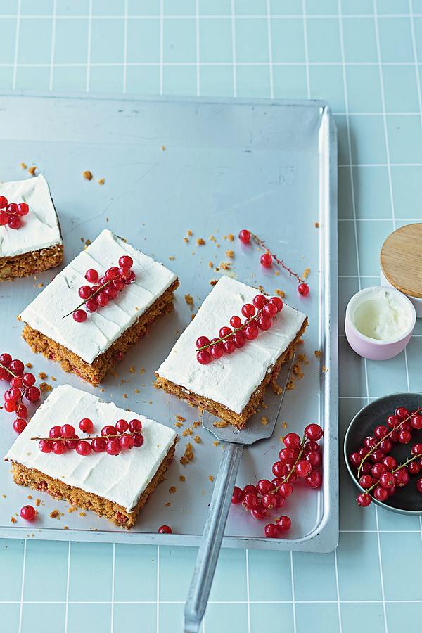 Redcurrant And Nut Cake lactose-free, Gluten-free And Sugar-free Photograph by Jalag / Wolfgang Schardt