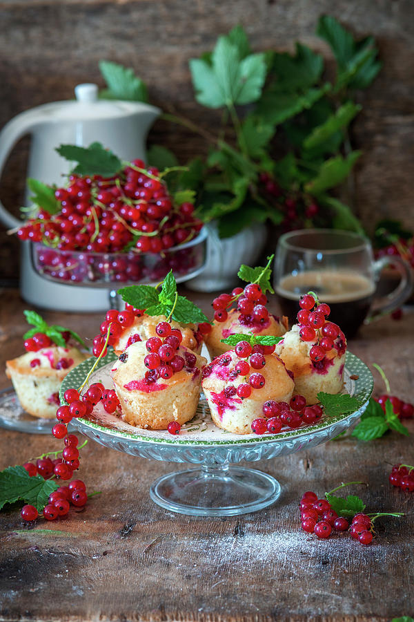 Redcurrant Muffins Photograph by Irina Meliukh