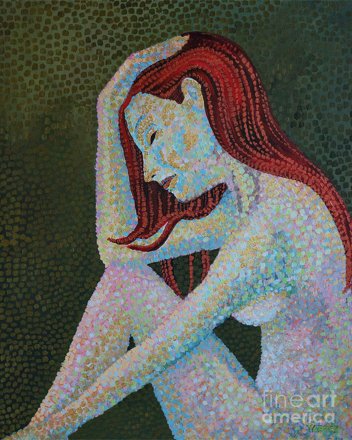 Redhead In Repose Painting